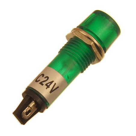Kontrolka zasilania 10mm XD10-3 zielona 24V