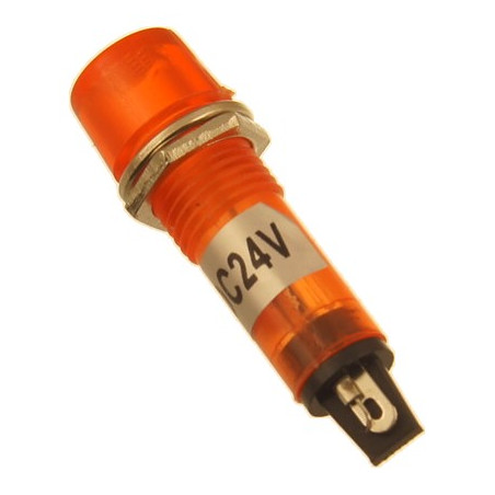 Kontrolka zasilania 10mm XD10-3 pomarańcz 24V