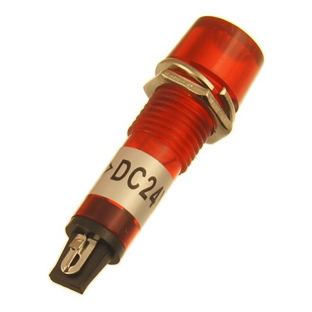 Kontrolka zasilania 10mm XD10-3 czerwona 24V
