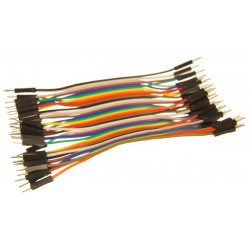 10CM Rainbow Cable 40P Male...